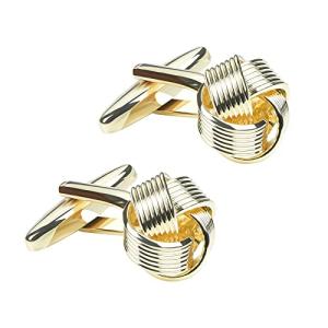 Men's Classic Silver Knot Tuxedo Cufflinks