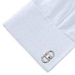 Horse Bit Silver Stainless Steel Cufflinks