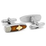 Cufflinks Inc. Silver Cigar Cufflinks