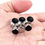 Rovtop Silver Cufflinks and Studs Set for Men