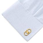 Horse Bit Silver Stainless Steel Cufflinks