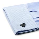 Superman Shield Silver Cufflinks - DC Comics