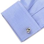 Sterling Silver Knot Cufflinks by Ox and Bull