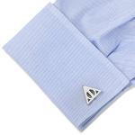 Harry Potter Silver Deathly Hallows Cufflinks