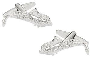 Saxophone Silver Cufflinks with Presentation Box