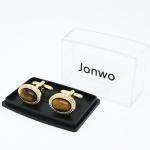 Oval Tigers Eye Gemstone Silver Cufflinks for Men