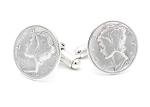 Mercury Dime Silver Cufflinks with Sterling Fittings