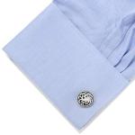 Targaryen Three-Headed Dragon Silver Cufflinks