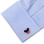 Mickey Mouse Silver Pants Cufflinks for Fans