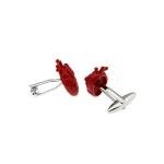 Anatomical Heart Cufflinks for Medical Professionals