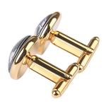 Personalized Silver World Map Cufflinks for Dad