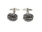 Silver Anatomical Brain Cufflinks by Kiola Designs