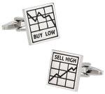 Finance Cufflinks with Presentation Box by Cuff-Daddy