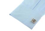 MRCUFF Abacus Moving Accountant Silver Cufflinks Set
