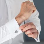 Sterling Silver Celtic Cross Cufflinks for Men