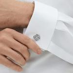 Sterling Silver Celtic Cross Cufflinks for Men