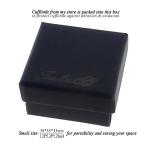 Salutto Men's Silver Dice Cufflinks and Gift Box