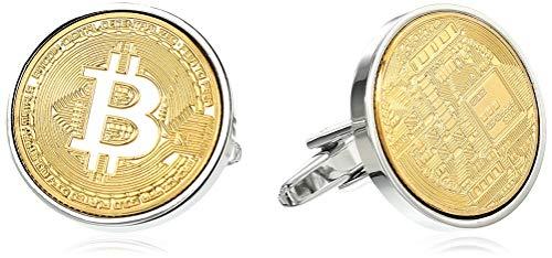 Bitcoin Gold Cufflinks with Presentation Box