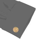 Bitcoin Gold Cufflinks with Presentation Box