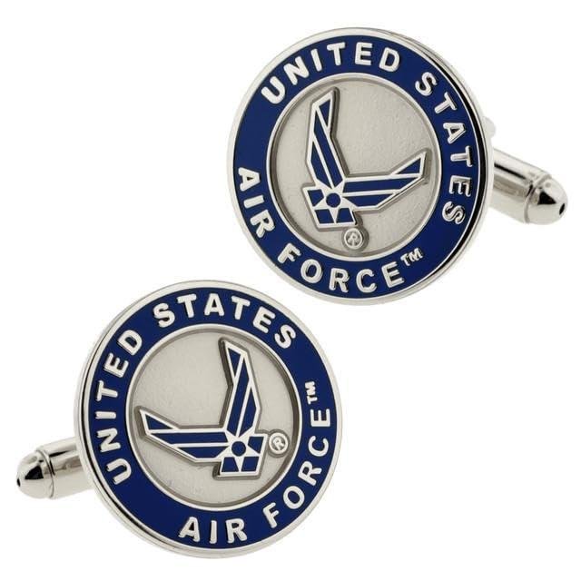 U.S. Air Force Silver Cufflinks - Officially Licensed