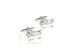 Silver Theater Mask Cufflinks in Gift Box