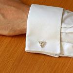 Sterling Silver Celtic Trinity Cufflinks for Men