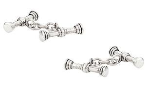 Silver Stick Irish Cufflinks by Cuff-Daddy