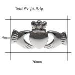 Irish Claddagh Sterling Silver Cufflinks for Men