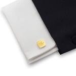 Personalized Engraved Silver Cufflinks for Men