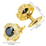 Stylish 18K Gold Plated Cufflinks for Men