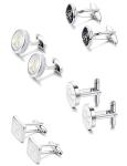 Loyallook Alphabet R Cufflinks Set for Men