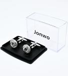 Twist Knot Silver Cufflinks in Gift Case