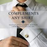 Stylish Silver and Rose Gold Cufflinks Set