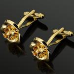 Rose Gold Flower Cufflinks in Gift Box