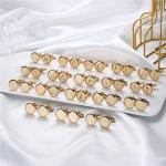 Personalized Silver Initial Cufflinks for Men