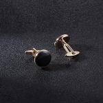 Men's Silver Cufflinks and Studs Set