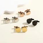 Classic Silver Cufflinks Set for Men