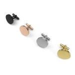 Classic Silver Cufflinks Set for Men