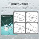 Silver Initial Cufflinks Set for Men, 3 Pairs