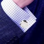 Dannyshi Classic Silver Initial Cufflinks A-Z