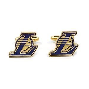 LA Lakers Logo Silver Cufflinks with Gift Box