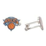 New York Knicks NBA Team Logo Silver Cufflinks