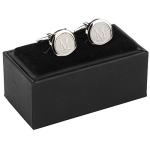 Dannyshi Classic Silver Initial Cufflinks A-Z