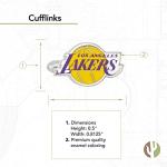 Los Angeles Lakers Silver Cactus Cufflinks