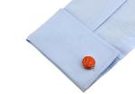 Basketball Silver Cufflinks with Gift Box