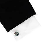 Boston Celtics Silver Cufflinks for NBA Fans