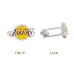 Los Angeles Lakers Silver Cactus Cufflinks