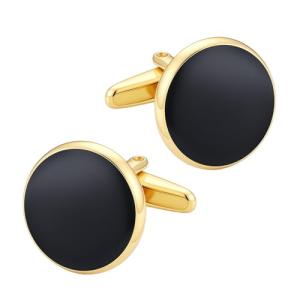 Classic Silver and Gold Cufflinks Set for Men