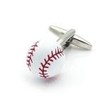 3D Baseball Cufflinks with Gloves and Ball