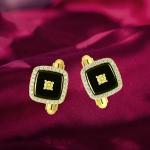 Sterling Silver and Gold Square Cufflinks for Men